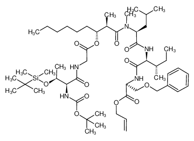 N-((2R,3R)-3-[Boc-L-allo-Thr(TBS)-GlyO]-2-methylnonanoyl)-N-Me-L-Leu-L-Ile-L-Ser(Bn)-OAllyl CAS:694527-92-9 manufacturer & supplier