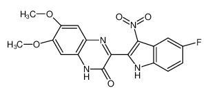 3-(5-fluoro-3-nitro-1H-indol-2-yl)-6,7-dimethoxyquinoxalin-2(1H)-one CAS:694529-24-3 manufacturer & supplier