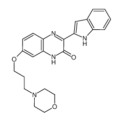 3-(1H-indol-2-yl)-7-(3-morpholinopropoxy)quinoxalin-2(1H)-one CAS:694529-42-5 manufacturer & supplier