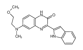 3-(1H-indol-2-yl)-6-((2-methoxyethyl)(methyl)amino)quinoxalin-2(1H)-one CAS:694531-57-2 manufacturer & supplier