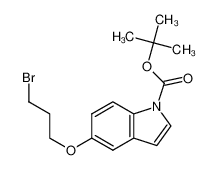 tert-butyl 5-(3-bromopropoxy)-1H-indole-1-carboxylate CAS:694533-02-3 manufacturer & supplier