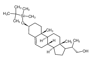 (S)-2-[(3S,8S,9S,10R,13S,14S)-3-(tert-Butyl-dimethyl-silanyloxy)-10,13-dimethyl-2,3,4,7,8,9,10,11,12,13,14,15,16,17-tetradecahydro-1H-cyclopenta[a]phenanthren-17-yl]-propan-1-ol CAS:69454-88-2 manufacturer & supplier