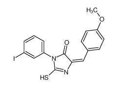 (5Z)-3-(3-iodophenyl)-5-[(4-methoxyphenyl)methylidene]-2-sulfanylideneimidazolidin-4-one CAS:69455-44-3 manufacturer & supplier