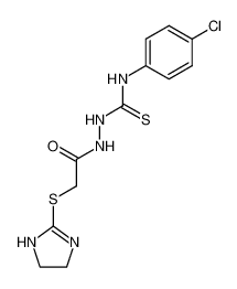 N-(4-chlorophenyl)-2-(2-((4,5-dihydro-1H-imidazol-2-yl)thio)acetyl)hydrazine-1-carbothioamide CAS:69455-55-6 manufacturer & supplier