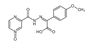 (4-methoxy-phenyl)-[(4-oxy-pyrazine-2-carbonyl)-hydrazono]-acetic acid CAS:69456-84-4 manufacturer & supplier