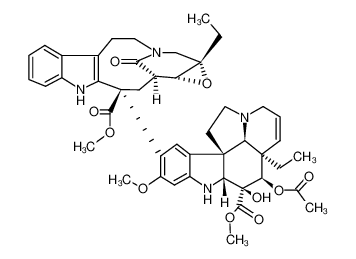 4β-acetoxy-3'α,4'-epoxy-3-hydroxy-16-methoxy-19'-oxo-(4'αH)-22-nor-vincaleukoblast-6-ene-23,22'-dioic acid dimethyl ester CAS:69459-64-9 manufacturer & supplier