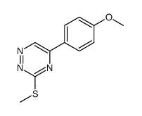 5-(4-methoxyphenyl)-3-methylsulfanyl-1,2,4-triazine CAS:69466-83-7 manufacturer & supplier