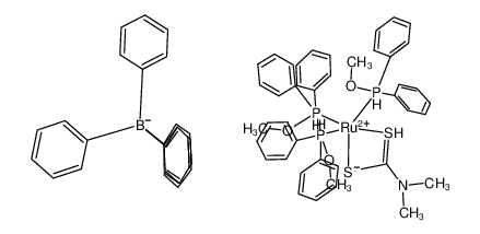 (dimethyldithiocarbamato)tris(methyl diphenylphosphinite)ruthenium(II) tetraphenylborate CAS:69475-65-6 manufacturer & supplier