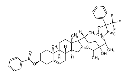 (24S,28R)-3β-benzoylstigmast-5-ene-24,28-diol 28-MTPA ester CAS:69476-98-8 manufacturer & supplier