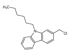 9H-Carbazole, 2-(chloromethyl)-9-hexyl- CAS:695169-97-2 manufacturer & supplier