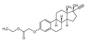 ethyl 2-[(17α-ethynyl-17β-hydroxyestra-1,3,5(10)-trien-3-yl)oxy]acetate CAS:695179-63-6 manufacturer & supplier