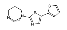 4- (5-thien-2-yl-thiazol-2-yl)-1, 4-diazabicyclo [3.2. 2] nonane CAS:695183-89-2 manufacturer & supplier