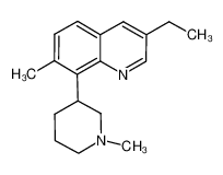 3-ethyl-7-methyl-8-(1-methyl-piperidin-3-yl)-quinoline CAS:695185-09-2 manufacturer & supplier