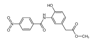 4-hydroxy-3-(4-nitrobenzoylamino)phenylacetic acid methyl ester CAS:695187-47-4 manufacturer & supplier