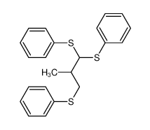 [2-methyl-1,3-bis(phenylsulfanyl)propyl]sulfanylbenzene CAS:69519-82-0 manufacturer & supplier