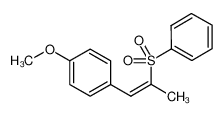 (E/Z)-1-methoxy-4-(2-(phenylsulfonyl)prop-1-enyl)benzene CAS:69520-13-4 manufacturer & supplier