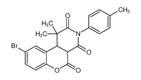 9-bromo-1,1-dimethyl-3-(p-tolyl)-4a,10b-dihydro-2H-chromeno[3,4-c]pyridine-2,4,5(1H,3H)-trione CAS:695201-93-5 manufacturer & supplier