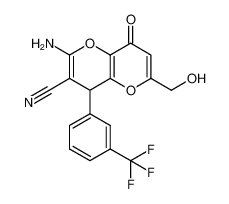 2-amino-4-(3-trifluoromethylphenyl)-6-hydroxymethyl-8-oxo-4H,8H-pyrano[3,2-b]pyran-3-carbonitrile CAS:695203-79-3 manufacturer & supplier