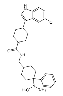 4-(5-chloro-1H-indol-3-yl)-piperidine-1-carboxylic acid (4-dimethylamino-4-phenyl-cyclohexylmethyl)-amide CAS:695211-88-2 manufacturer & supplier