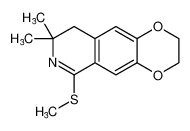 8,8-dimethyl-6-(methylthio)-2,3,8,9-tetrahydro-[1,4]dioxino[2,3-g]isoquinoline CAS:695219-04-6 manufacturer & supplier