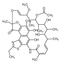 2'-ethylthiazole (5,4-c)-4-deoxy rifamycin SV CAS:69523-25-7 manufacturer & supplier