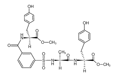 (S)-3-(4-Hydroxy-phenyl)-2-((S)-2-{3-[(S)-2-(4-hydroxy-phenyl)-1-methoxycarbonyl-ethylcarbamoyl]-benzenesulfonylamino}-propionylamino)-propionic acid methyl ester CAS:69527-30-6 manufacturer & supplier