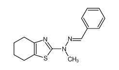 N-Methyl-N'-[1-phenyl-meth-(Z)-ylidene]-N-(4,5,6,7-tetrahydro-benzothiazol-2-yl)-hydrazine CAS:69531-64-2 manufacturer & supplier