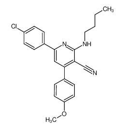 2-butylamino-6-(4-chloro-phenyl)-4-(4-methoxy-phenyl)-nicotinonitrile CAS:69539-19-1 manufacturer & supplier