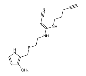 N-cyano-N'-[2-(5-methyl-1(3)H-imidazol-4-ylmethylsulfanyl)-ethyl]-N'-pent-4-ynyl-guanidine CAS:69539-56-6 manufacturer & supplier