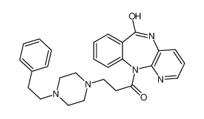 11-[3-[4-(2-phenylethyl)piperazin-1-yl]propanoyl]-5H-pyrido[2,3-b][1,4]benzodiazepin-6-one CAS:69541-17-9 manufacturer & supplier