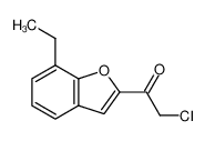 2-chloro-1-(7-ethyl-benzofuran-2-yl)ethanone CAS:69543-74-4 manufacturer & supplier