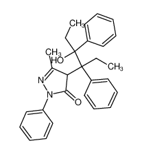 4-(1-ethyl-2-hydroxy-1,2-diphenyl-butyl)-5-methyl-2-phenyl-1,2-dihydro-pyrazol-3-one CAS:69548-26-1 manufacturer & supplier