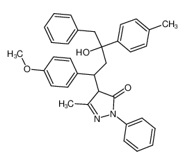 4-[3-hydroxy-1-(4-methoxy-phenyl)-4-phenyl-3-p-tolyl-butyl]-5-methyl-2-phenyl-1,2-dihydro-pyrazol-3-one CAS:69548-35-2 manufacturer & supplier