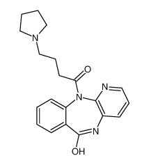 11-(4-pyrrolidin-1-ylbutanoyl)-5H-pyrido[2,3-b][1,4]benzodiazepin-6-one CAS:69548-65-8 manufacturer & supplier