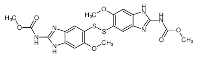 dimethyl (disulfanediylbis(6-methoxy-1H-benzo[d]imidazole-5,2-diyl))dicarbamate CAS:69549-76-4 manufacturer & supplier