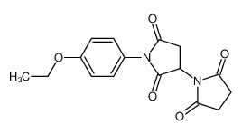 3-(2,5-dioxopyrrolidin-1-yl)-1-(4-ethoxyphenyl)pyrrolidine-2,5-dione CAS:69556-99-6 manufacturer & supplier