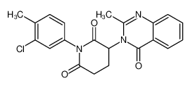 1-(3-chloro-4-methylphenyl)-3-(2-methyl-4-oxoquinazolin-3-yl)piperidine-2,6-dione CAS:69557-26-2 manufacturer & supplier