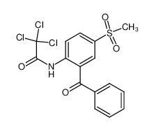 2-Trichloracetamid-5-methylsulfonyl-benzophenon CAS:69559-50-8 manufacturer & supplier