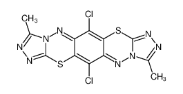 6,13-dichloro-3,10-dimethylbis(1,2,4)triazolo(3,4-b:3',4'-b')benzo(1,2-e:4,5-e')bis(1,3,4)thiadiazine CAS:69560-87-8 manufacturer & supplier