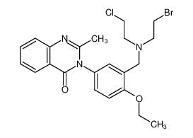 3-(3-{[(2-bromo-ethyl)-(2-chloro-ethyl)-amino]-methyl}-4-ethoxy-phenyl)-2-methyl-3H-quinazolin-4-one CAS:69561-20-2 manufacturer & supplier