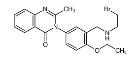 3-[3-[(2-bromoethylamino)methyl]-4-ethoxyphenyl]-2-methylquinazolin-4-one CAS:69561-26-8 manufacturer & supplier