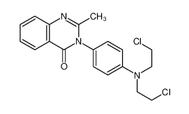 3-[4-[bis(2-chloroethyl)amino]phenyl]-2-methylquinazolin-4-one CAS:69561-44-0 manufacturer & supplier