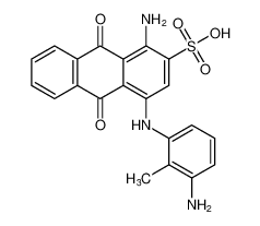 1-amino-4-((3-amino-2-methylphenyl)amino)-9,10-dioxo-9,10-dihydroanthracene-2-sulfonic acid CAS:69563-64-0 manufacturer & supplier