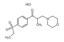 1-(4-Ethanesulfonyl-phenyl)-2-methyl-3-morpholin-4-yl-propan-1-one; hydrochloride CAS:69566-48-9 manufacturer & supplier