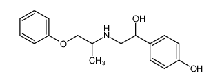 1-(4-Hydroxy-phenyl)-2-(1-methyl-2-phenoxy-aethylamino)-aethan-1-ol CAS:69568-38-3 manufacturer & supplier