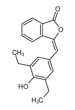 (3E)-3-[(3,5-diethyl-4-hydroxyphenyl)methylidene]-2-benzofuran-1-one CAS:69574-10-3 manufacturer & supplier