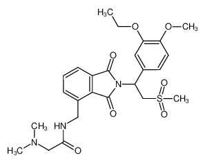 2-(dimethylamino)-N-({2-[1-(3-ethoxy-4-methoxyphenyl)-2-(methylsulfonyl)ethyl]-1,3-dioxoisoindolin-4-yl}methyl)acetamide CAS:695814-22-3 manufacturer & supplier