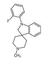 1-(2-fluorophenyl)-1'-methylspiro[indoline-3,4'-piperidine] CAS:69585-04-2 manufacturer & supplier