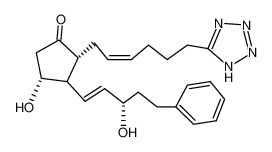 4-hydroxy-3-(3-hydroxy-5-phenyl-pent-1-enyl)-2-[6-(1(2)H-tetrazol-5-yl)-hex-2-enyl]-cyclopentanone CAS:69590-39-2 manufacturer & supplier