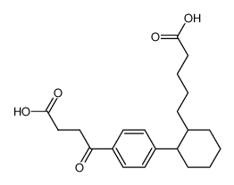 5-{2-[4-(3-Carboxy-propionyl)-phenyl]-cyclohexyl}-pentanoic acid CAS:69597-10-0 manufacturer & supplier